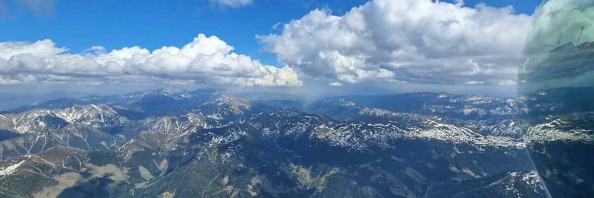 Flugwegposition um 14:28:04: Aufgenommen in der Nähe von Oppenberg, 8786, Österreich in 2973 Meter